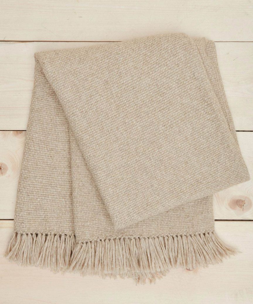 Alpaca Basketweave Throw - Oatmeal | Jenni Kayne | Jenni Kayne