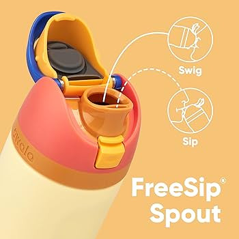Owala Kids FreeSip Insulated Stainless Steel Water Bottle with Straw for Sports, Travel, and Scho... | Amazon (US)