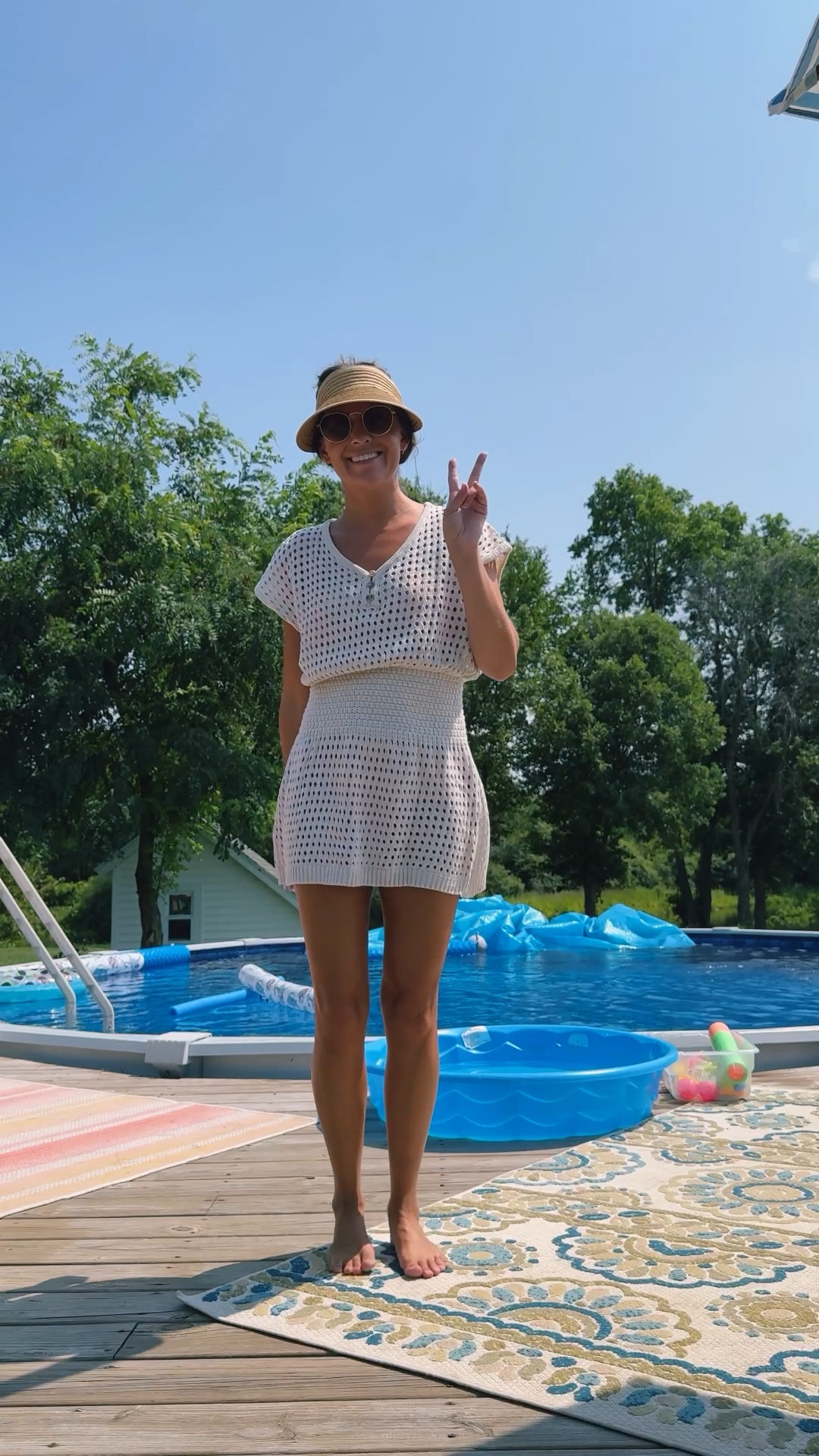 Wearing size small in the coverup. Linked similar swimsuits 

#LTKFindsUnder50 #LTKSeasonal #LTKPetite