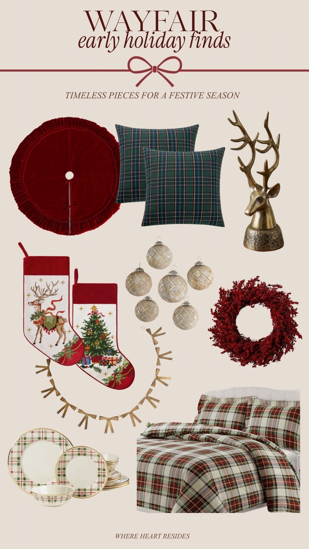 #ad Early holiday finds from @Wayfair 🎄✨ Sharing a few festive favorites to start getting ready for the season—from timeless decor to those little touches that make home feel extra special. Linking everything below!

#wayfair #wayfairpartner #holidayfinds

#LTKHome #LTKSeasonal