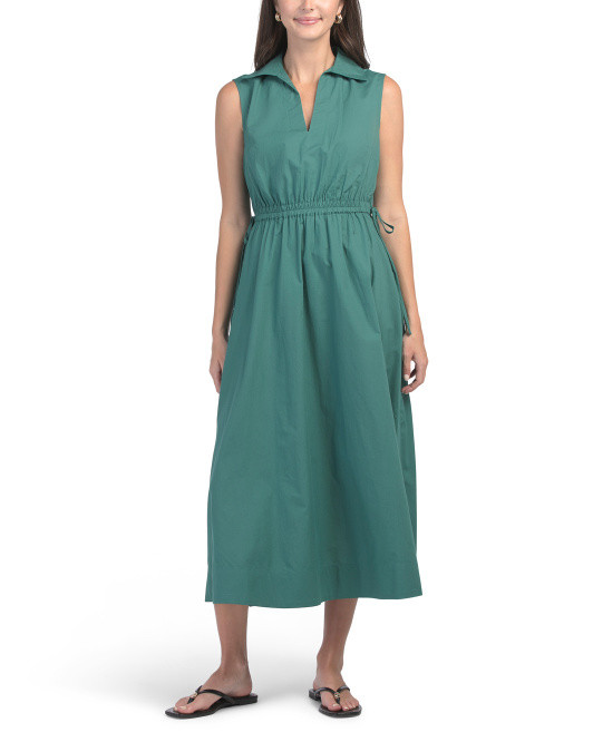 Drawstring Maxi Dress | TJ Maxx