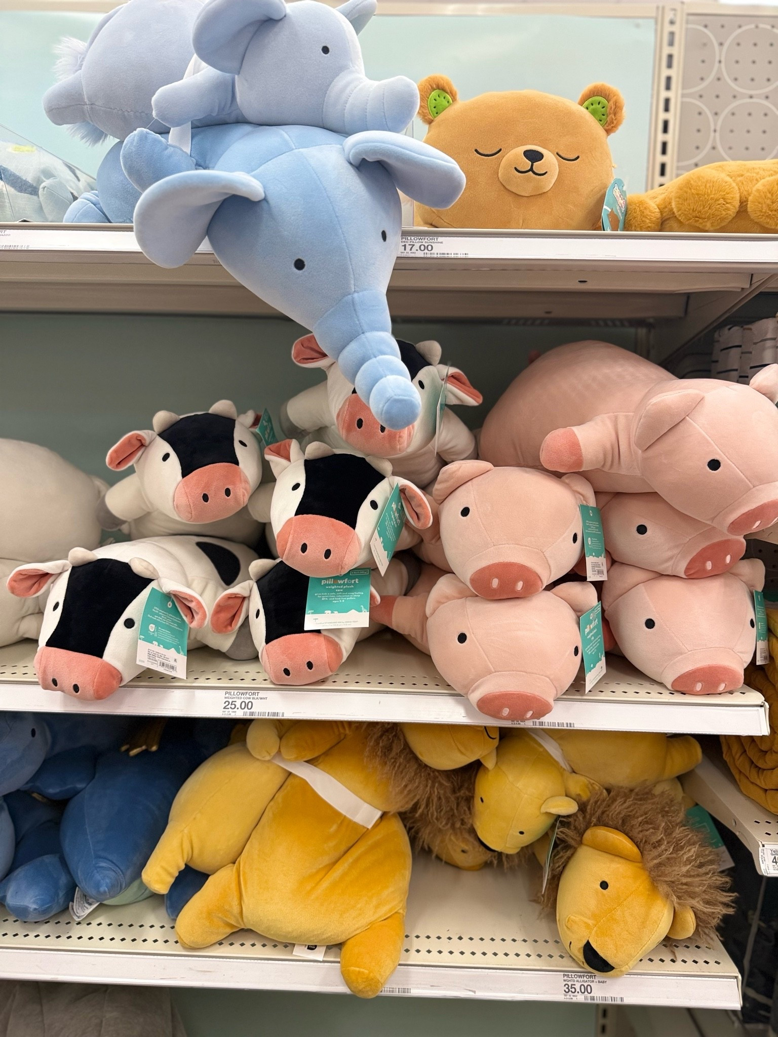 Weighted stuffed animals