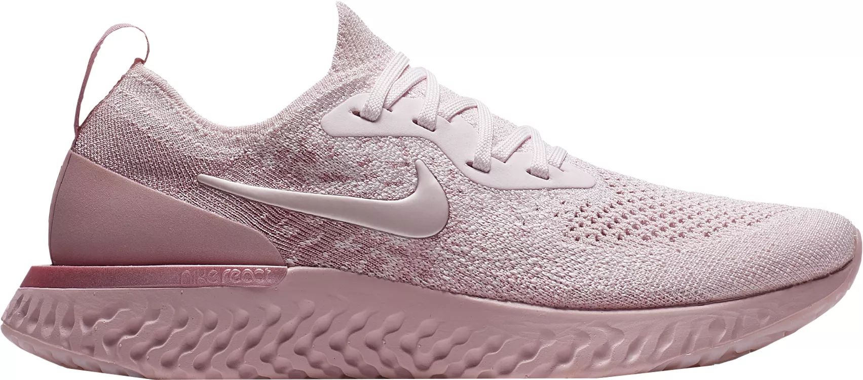 Nike Women's Epic React Flyknit Running Shoes, Size: 6.0, Pink | Dick's Sporting Goods
