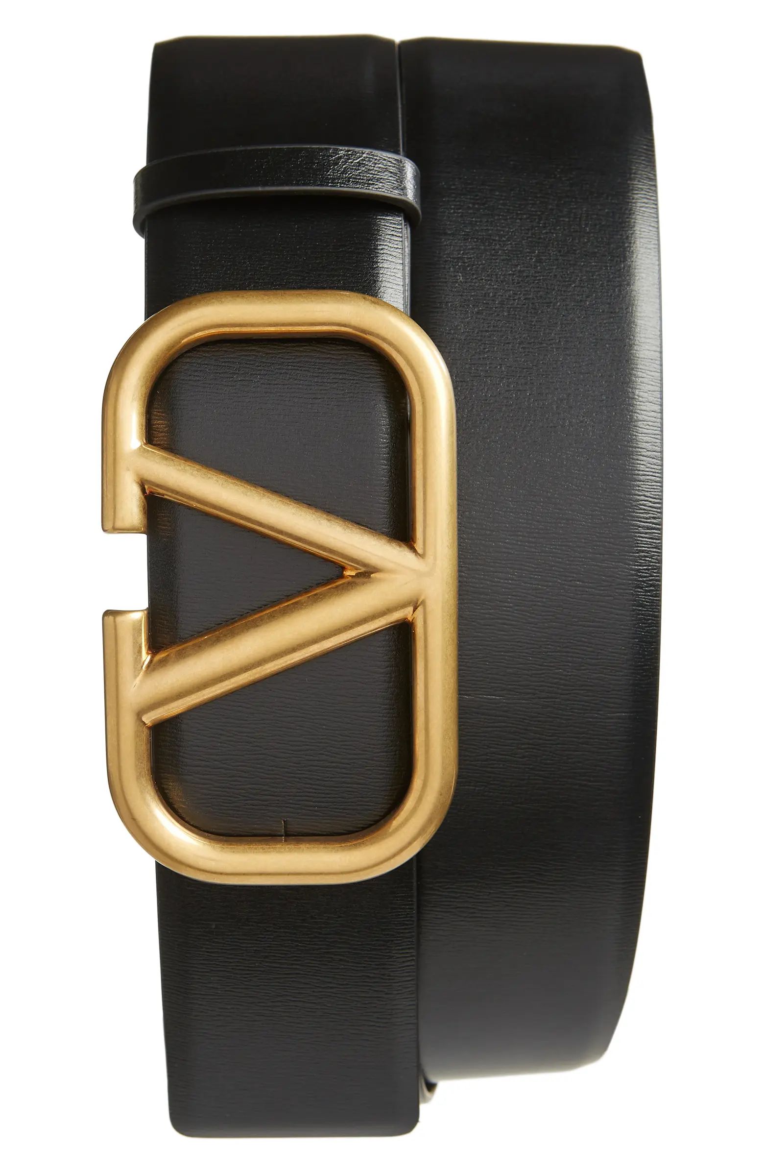 VLOGO Buckle Leather Belt | Nordstrom