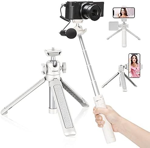 Ulanzi MT-42 Camera Tripod Mini Tabletop Tripod Selfie Stick with Cold Shoe,Travel Tripod for Pho... | Amazon (US)