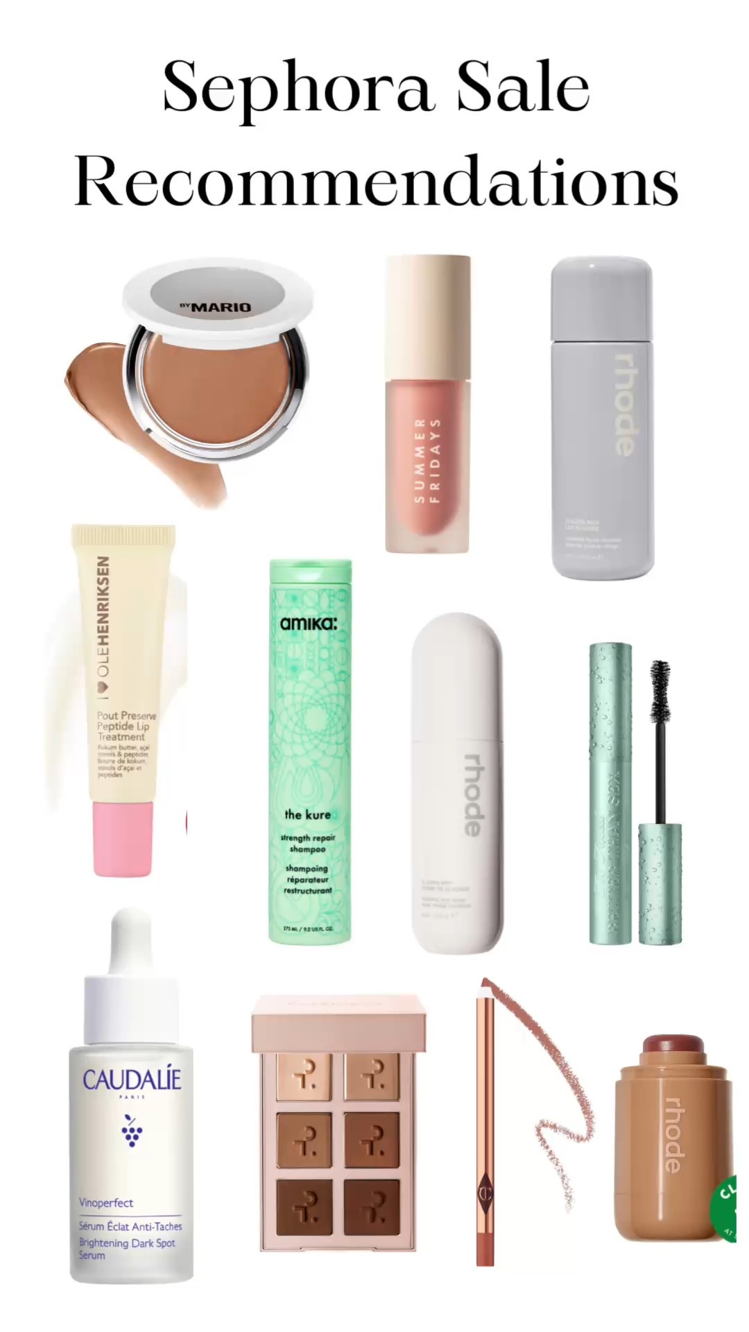 Sephora sale picks!!🤍 can’t wait to shop this great sale! 

#LTKSaleAlert #LTKHoliday #LTKFindsUnder50