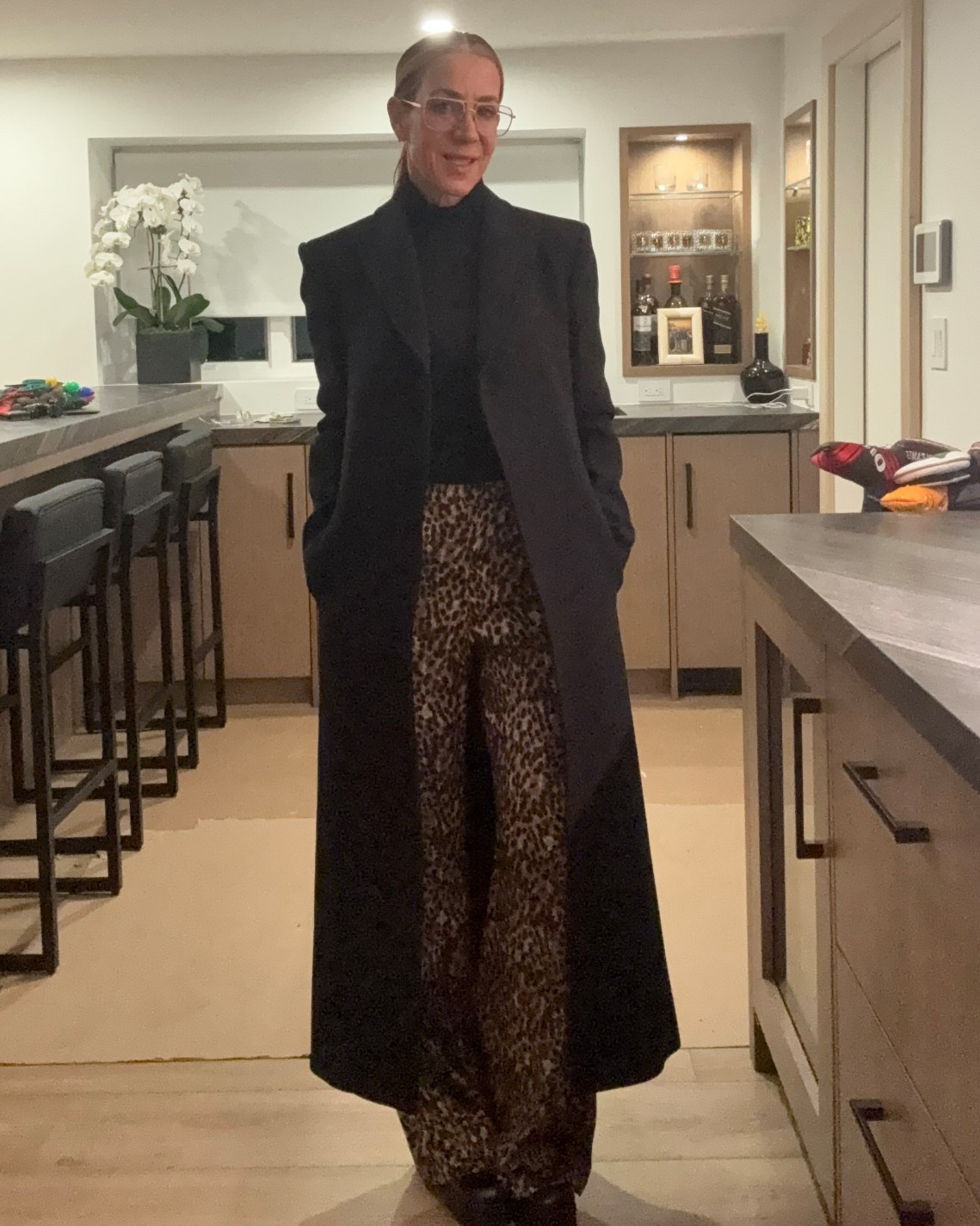 Holiday dinner outfit  #leopard #favoriteturtleneck  #pantsunder100

#LTKOver40 #LTKFindsUnder100 #LTKHoliday