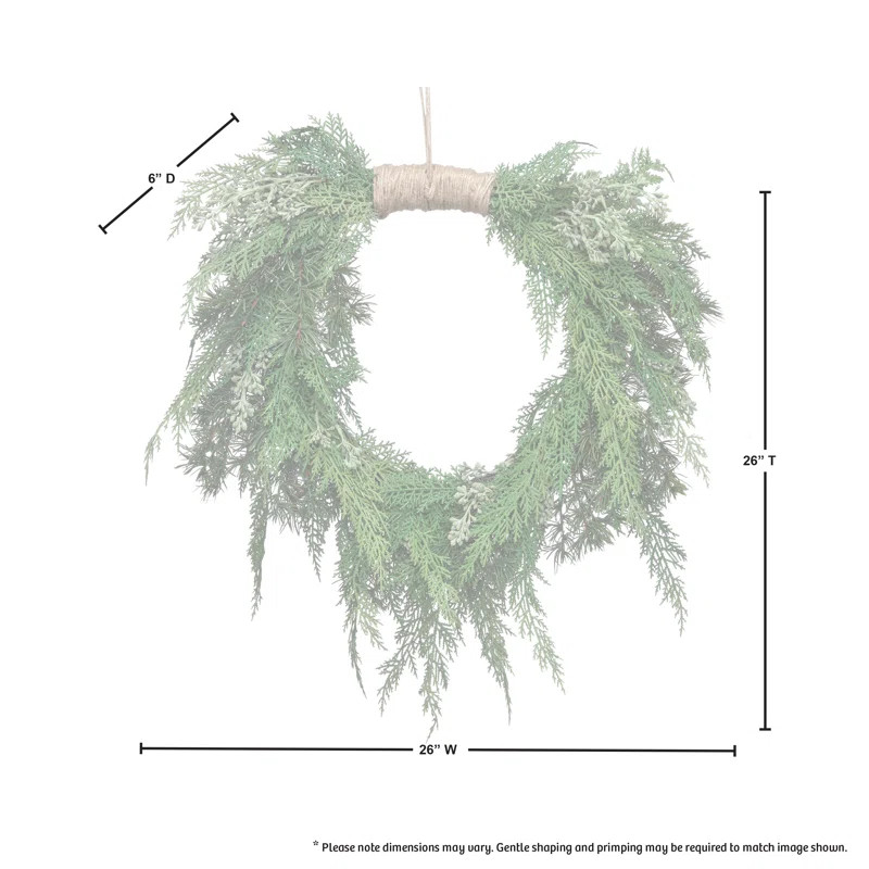 Faux Cedar Wreath | Wayfair North America