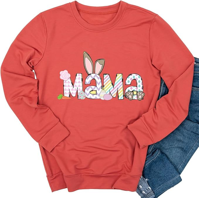 Easter Peeps Sweatshirts Womens Teacher Shirts Cute Bunny Easter Outfit | Amazon (US)