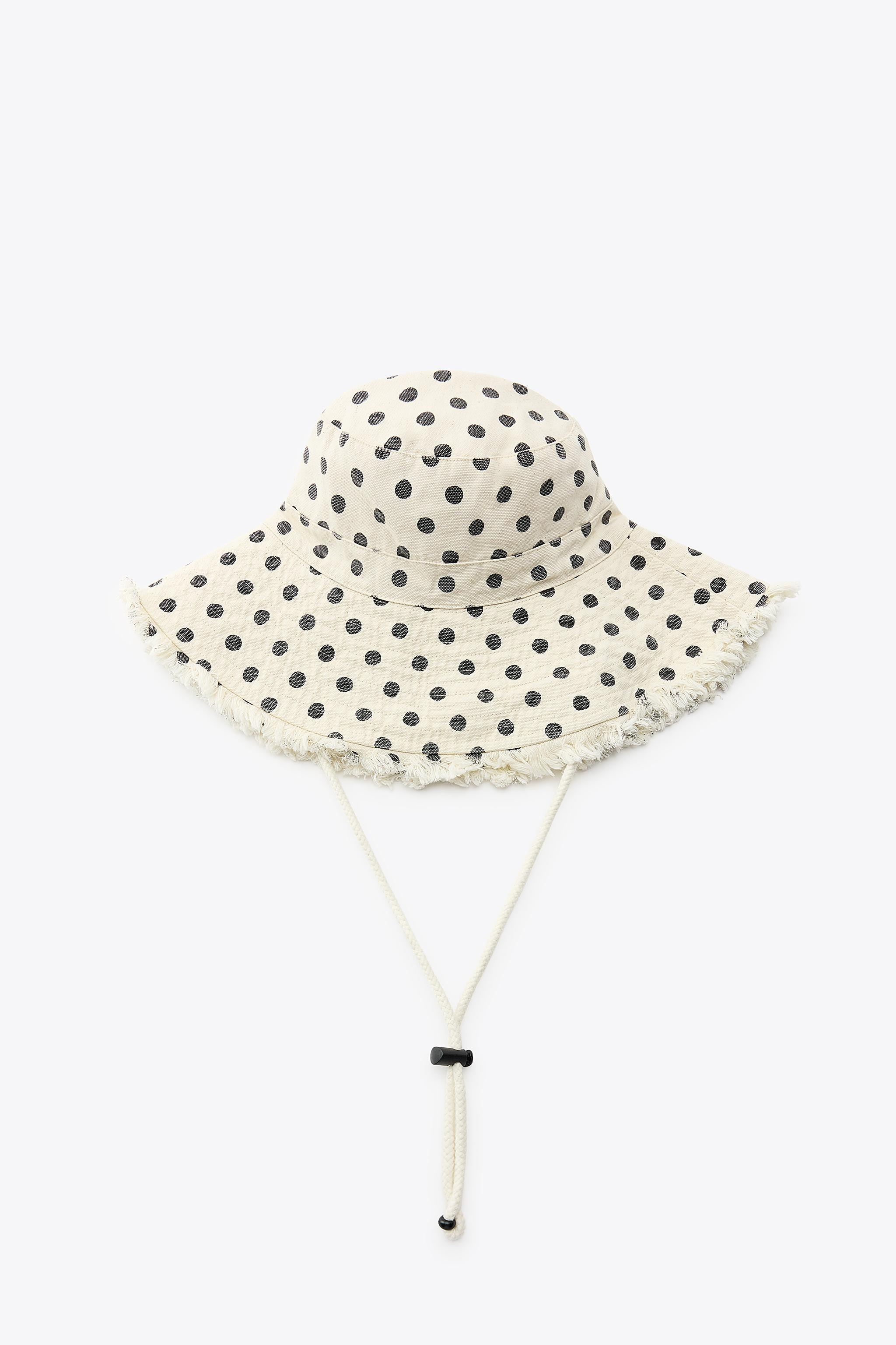 POLKA DOT BUCKET HAT | Zara US