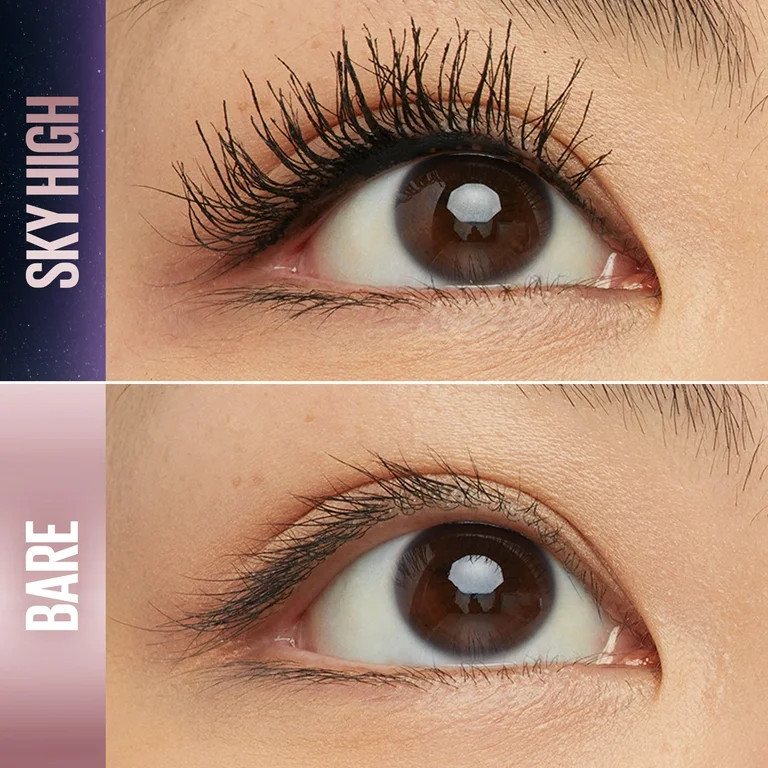Maybelline Lash Sensational Sky High Washable Mascara, Blackest Black - Walmart.com | Walmart (US)