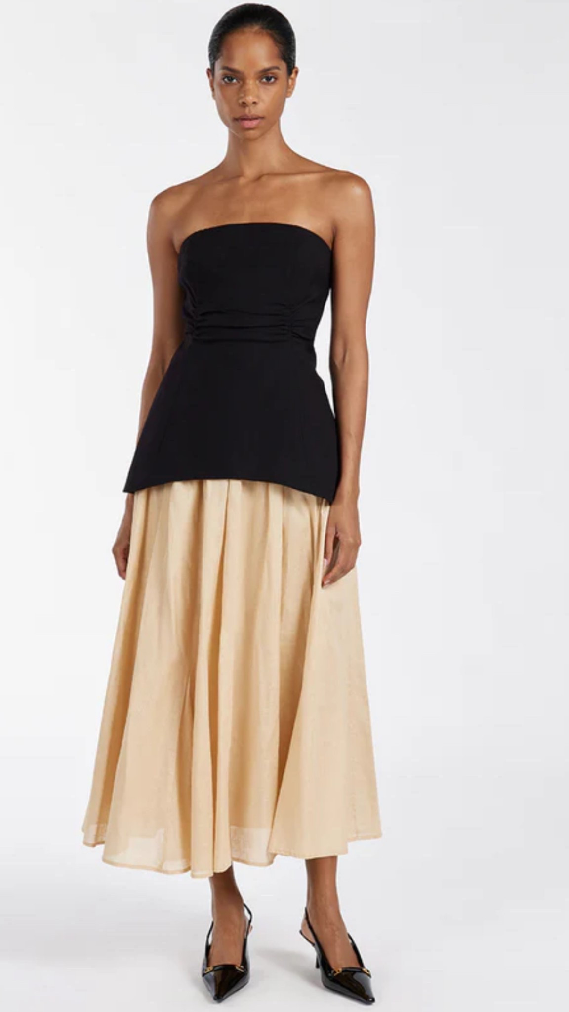 Love this chic strapless top & skirt on sale

#LTKSeasonal #LTKSaleAlert #LTKFindsUnder100