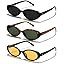 Oval Sunglasses for Women Men Fashion Small 90s Style Sun Glasses UV400 | Amazon (US)