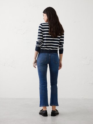 Bootcut High-Rise Cropped Jean | Banana Republic Factory