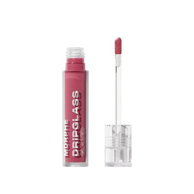 Morphe Dripglass Glazed High Shine Lip Gloss - Shatterproof Mauve - 3.8ml: Tube, Paraben-Free, Vegan | Target