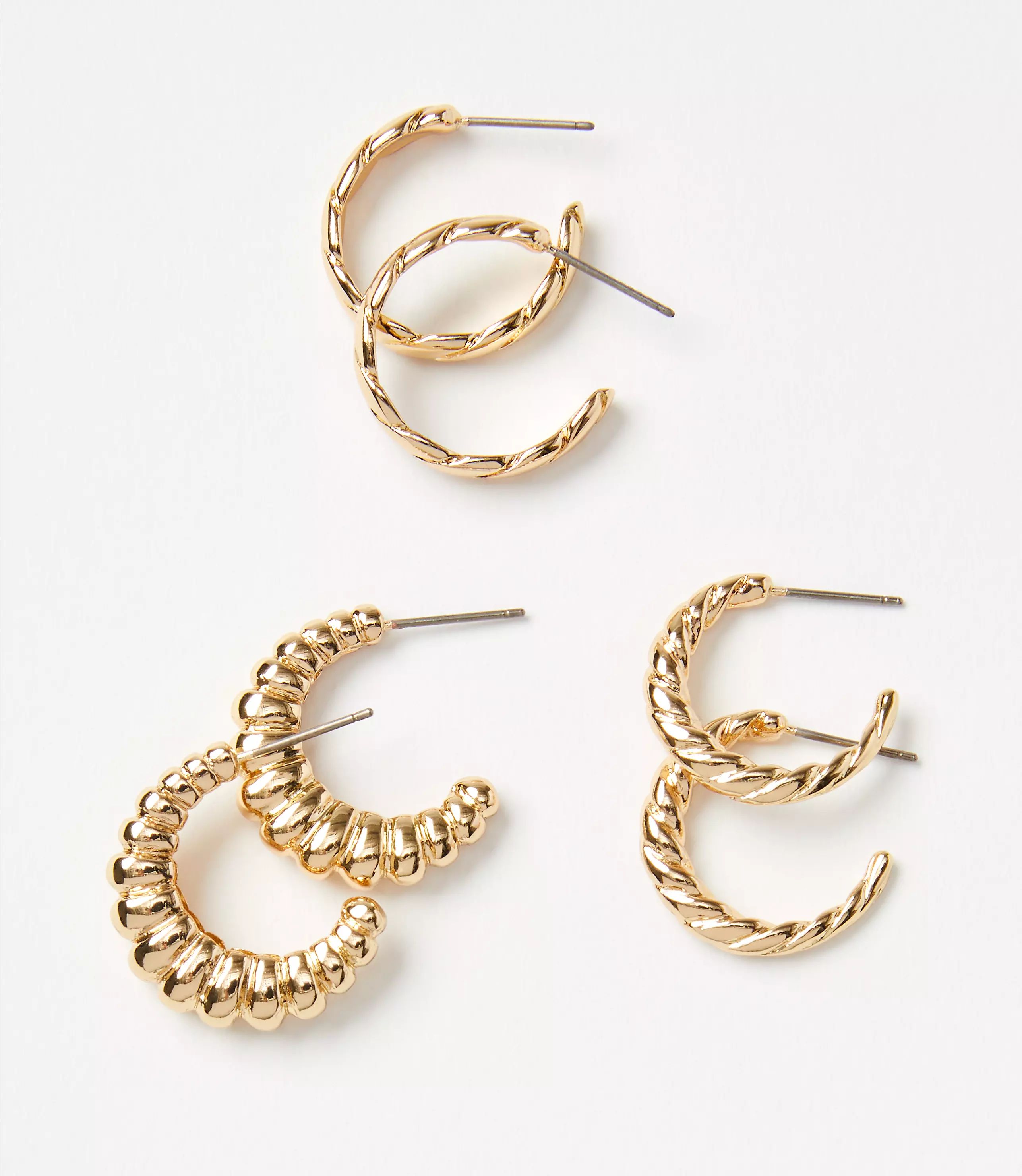 Chunky Hoop Earring Set | LOFT