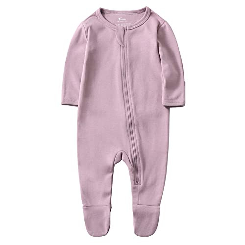O2 BABY Baby Boys Girls Organic Cotton Zip-Front Sleeper Pajamas, Footed Sleep 'n Play | Amazon (US)