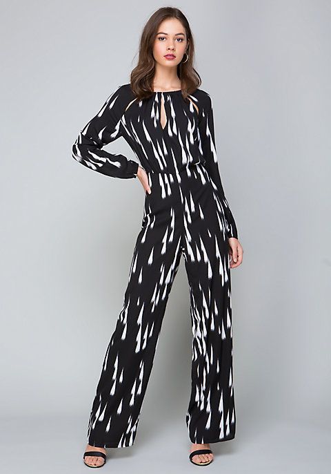 Slit Front Jumpsuit | Bebe (Global)