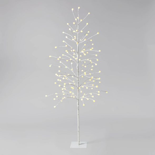 6ft Globe Twig Birch Tree Christmas LED Novelty Sculpture Warm White - Wondershop™ | Target
