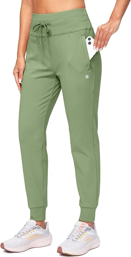 G Gradual Women's Fleece Lined Joggers High Waisted Water Resistant Thermal Winter Sweatpants Run... | Amazon (US)
