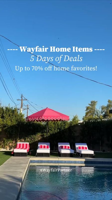 Up to 70% off and free shipping during @wayfair 5 Days of Deals! I love @wayfair and got so many of my home items from there! Looking for a refresh in your living room or bedroom? Now is the time! Special daily deals 4/5-4/9 #wayfairpartner #wayfair  #sale

#LTKVideo #LTKhome #LTKsalealert