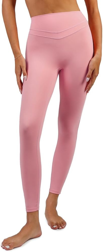 Flourish Blossom Women’s High Waisted Double Banded Workout Leggings Tummy Control Gym Yoga Pan... | Amazon (US)