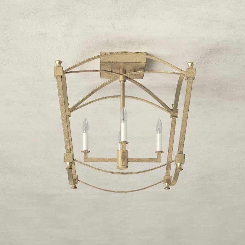 Olive 4 Light Semi Flush Mount | Wayfair North America