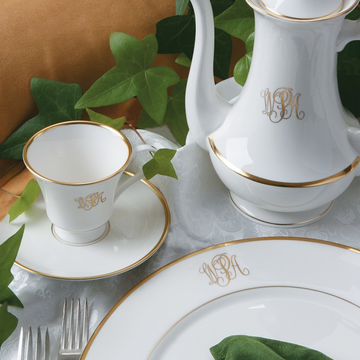 Pickard Signature Monogram Dinnerware Collection | Williams-Sonoma