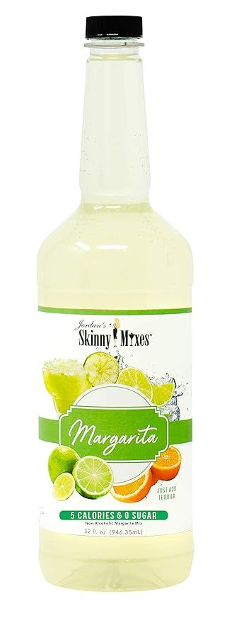 Jordan's Skinny Mixes Margarita, Sugar Free Cocktail Flavoring Mix, 32 Fl Oz | Amazon (US)