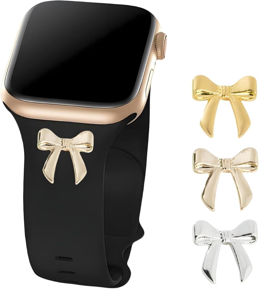 Watch Band Charms Set, Decorative Metal Nails Studs Charms Compatible with Silicone Apple Watch B... | Amazon (US)