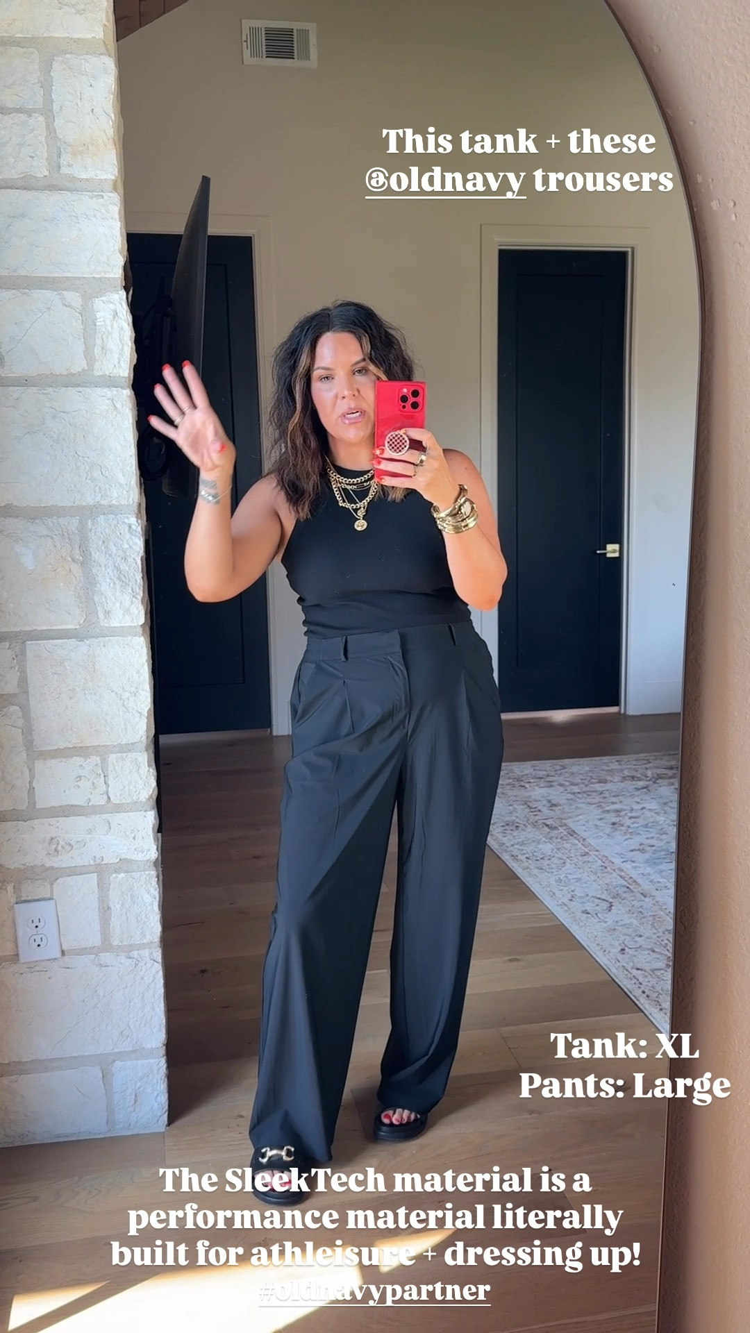 Old navy outfit & you can use your super cash on it until the 10th
Tank:XL
Pants: Large (I get a large in all the sleektech stuff!)

@oldnavy #oldnavypartner

#LTKFindsUnder50 #LTKMidsize #LTKStyleTip