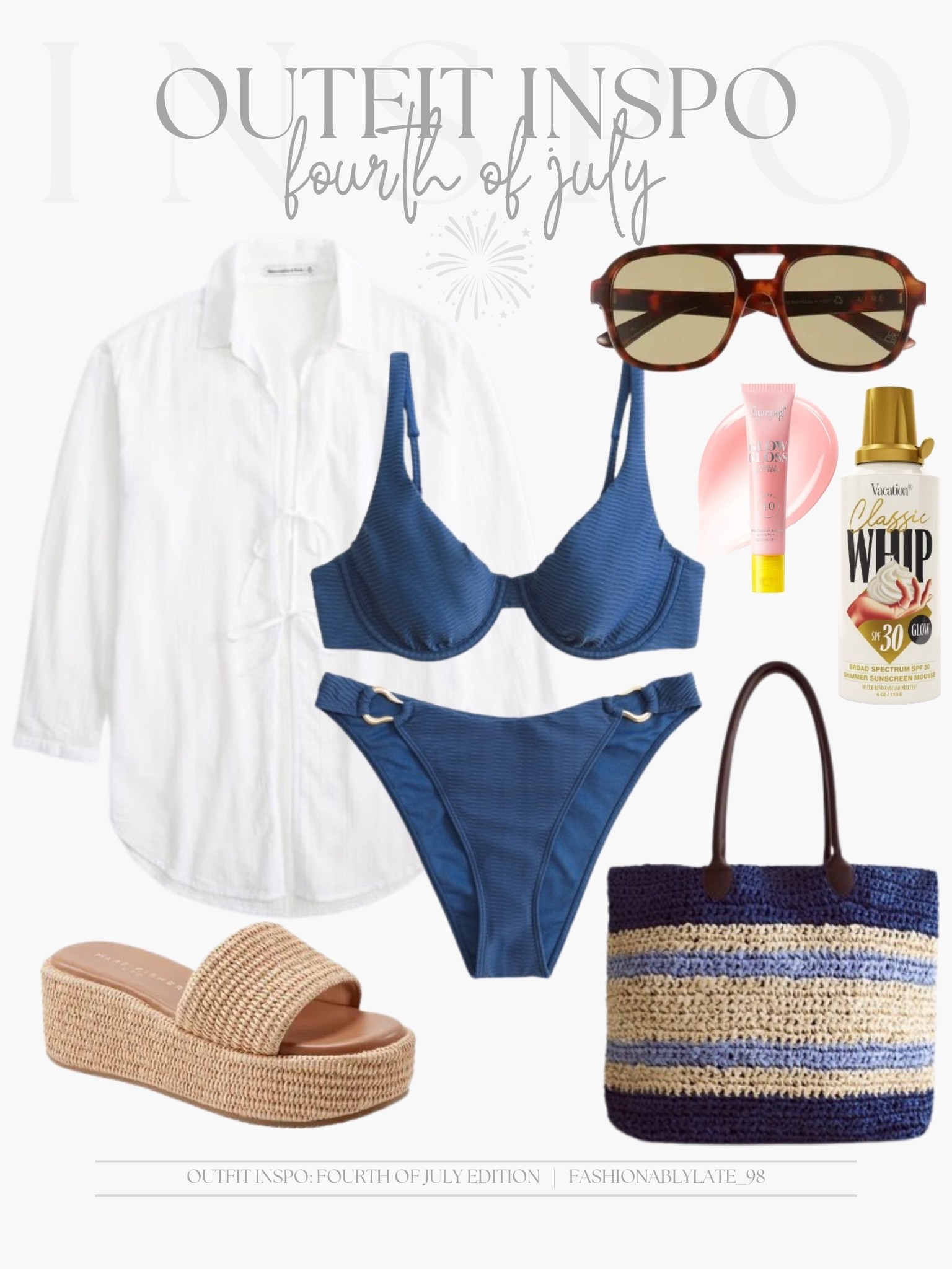 fourth of july outfit inspo 

patriotic outfits | patriotic looks | fourth of july | summer outfits | pool party | pool outfits | swimwear 

#LTKStyleTip #LTKSwim #LTKSeasonal