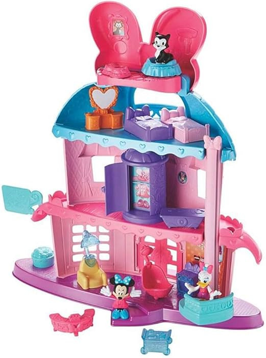 Minnie Mouse's Home Sweet Headquarters is a 4-level dollhouse playset with five rooms of play and... | Amazon (US)