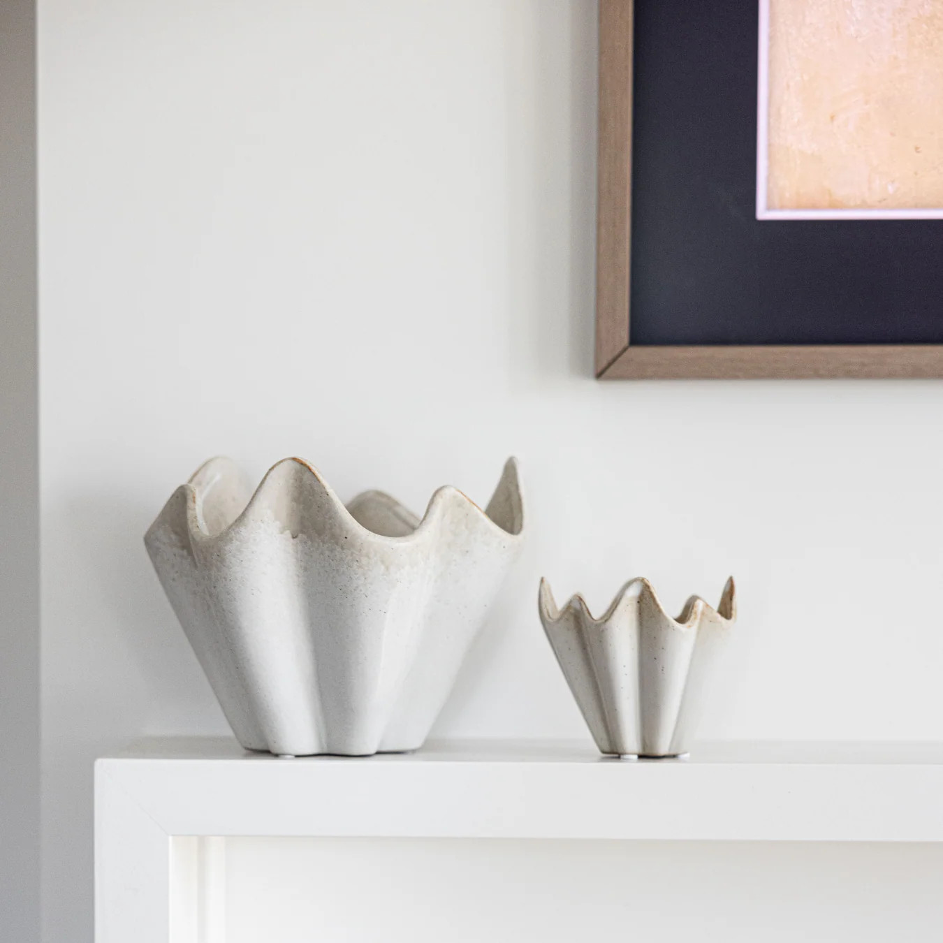 Pleated Stoneware Bowl | By Luxe B Co. | luxe bCO