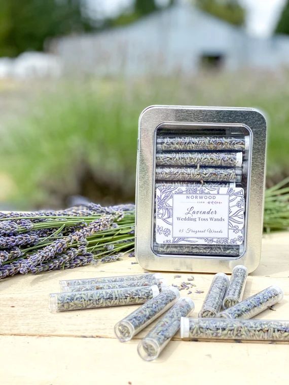 Lavender Wedding Toss Wands  Confetti Alternative  Flower | Etsy | Etsy (US)