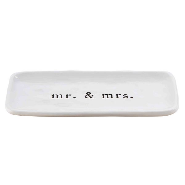 Mr. and mrs. ring dish | Mud Pie (US)