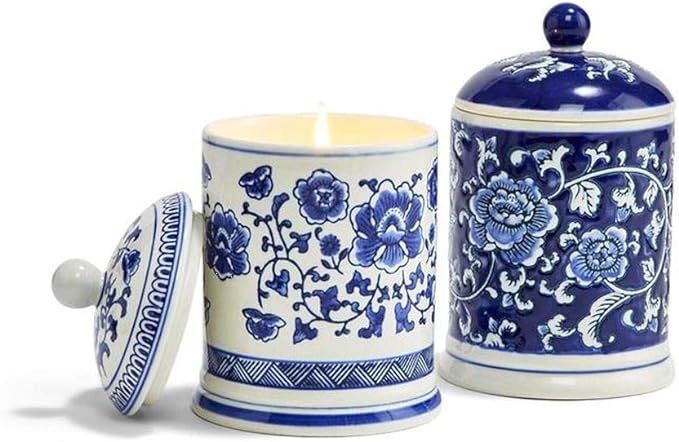 Two's Company Scented Lidded Candle in Gift Box, Set of 2, Assorted 2 Designs | Amazon (US)