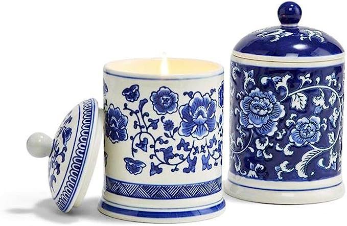Two's Company Scented Lidded Candle in Gift Box, Set of 2, Assorted 2 Designs | Amazon (US)