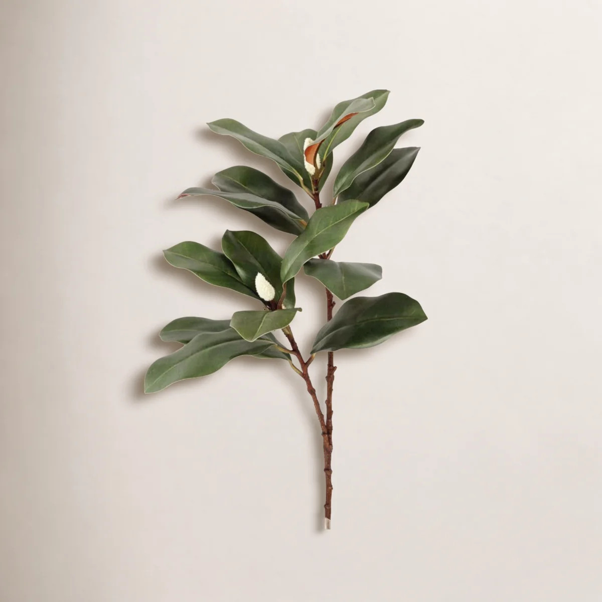 29" Artificial Magnolia Leaves Branch For Vase Filler, Farmhouse Long Stem For Wedding Party Home... | Wayfair North America