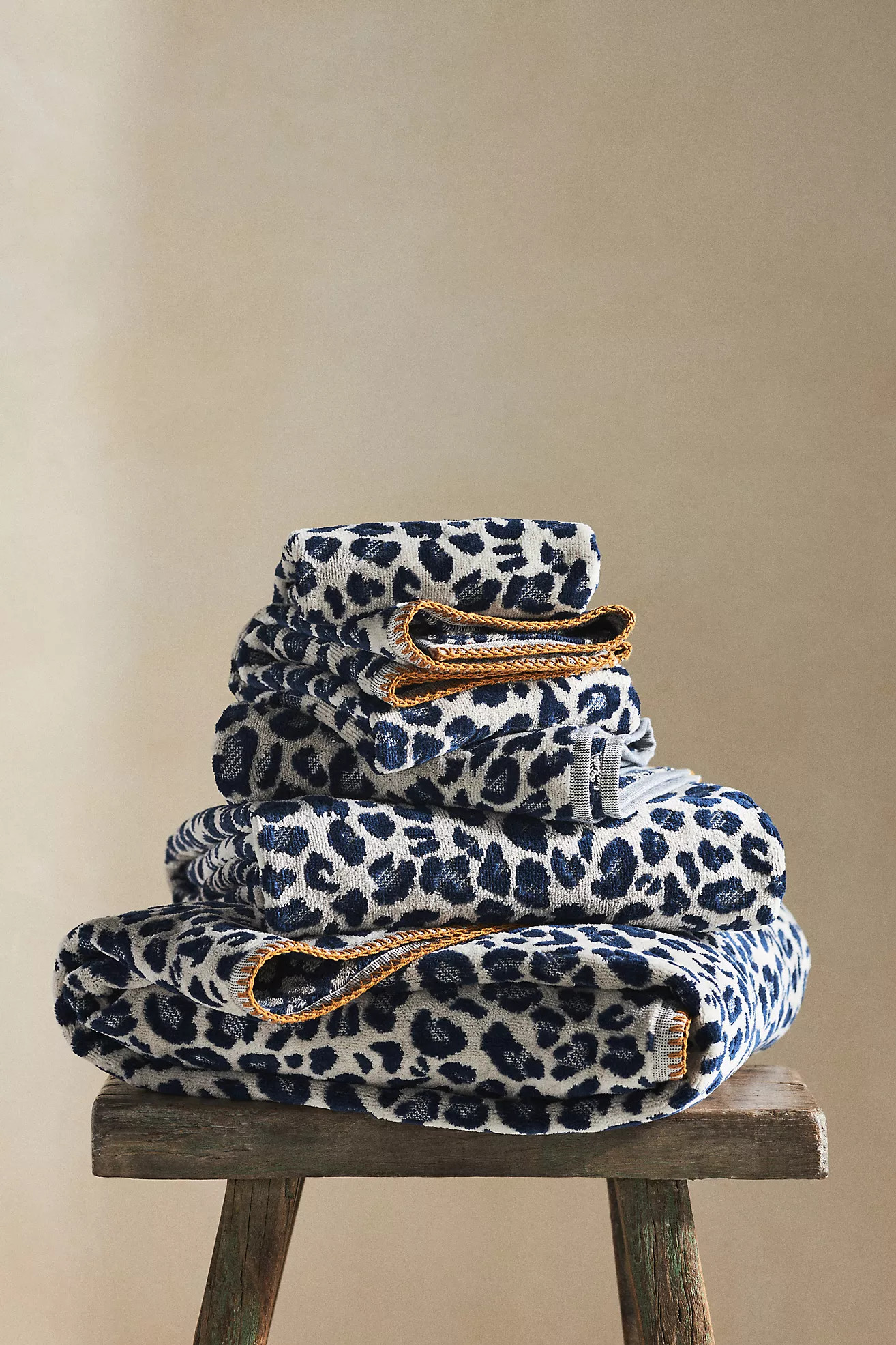 Lola Leopard Bath Towel Collection | Anthropologie (US)
