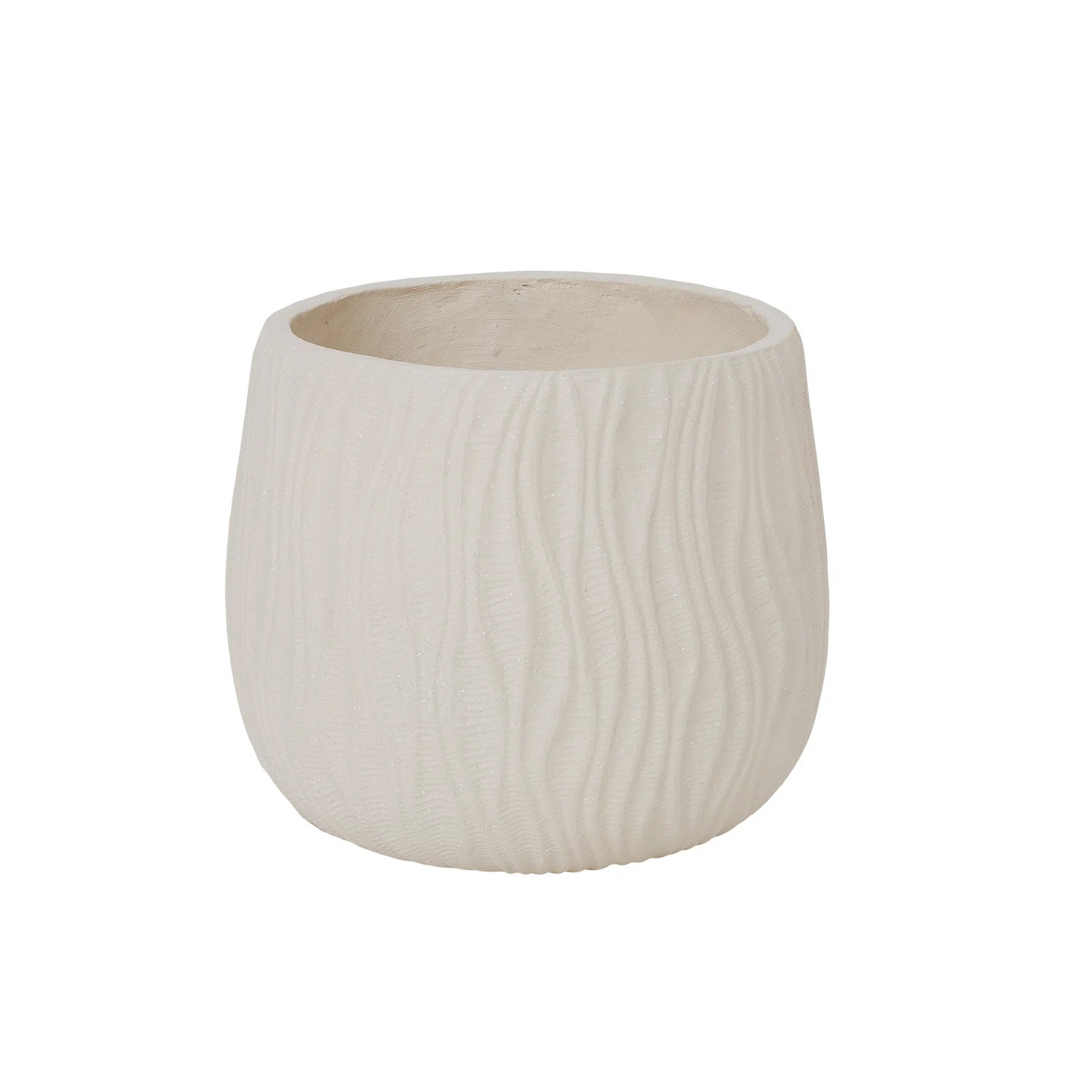 24" Tall Indoor/ Outdoor Oval Shaped Shell Designed Planter | Wayfair North America