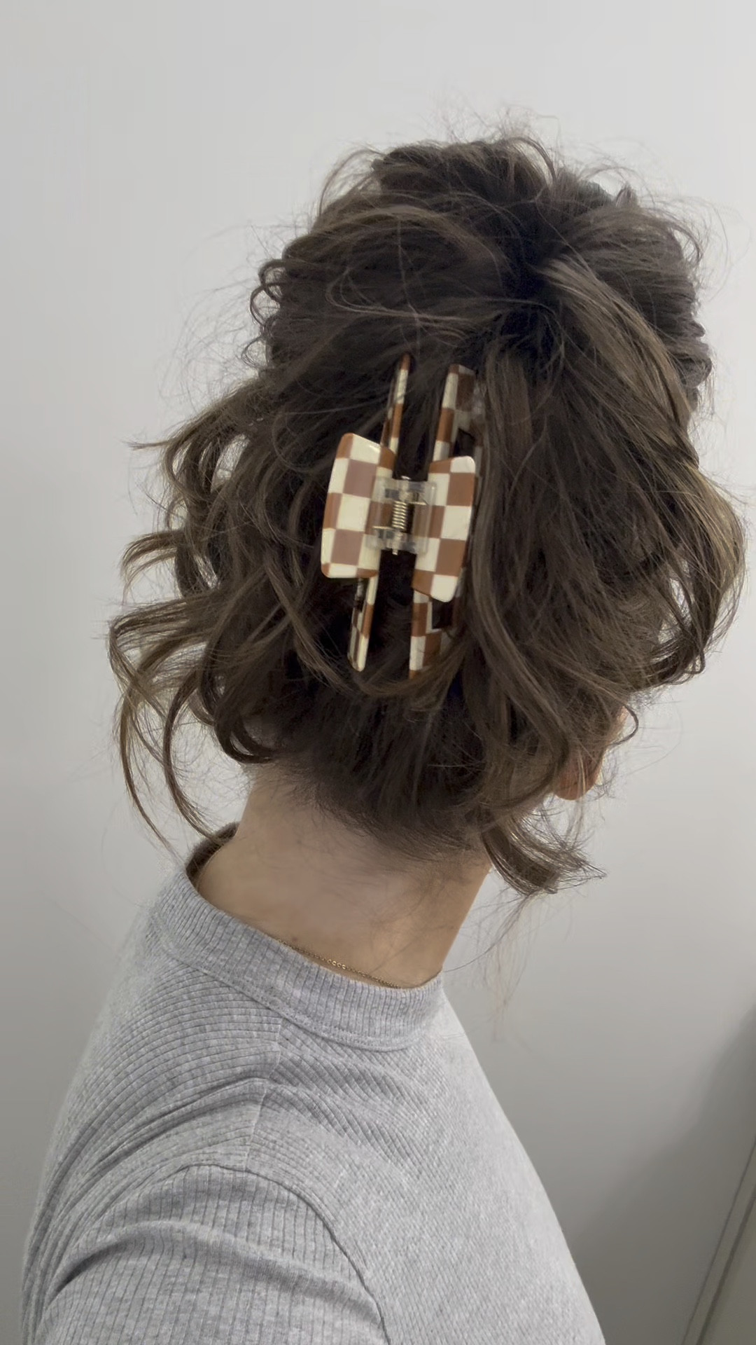 Perfecting a messy bun with dirty hair !!! 

#LTKBeauty #LTKStyleTip