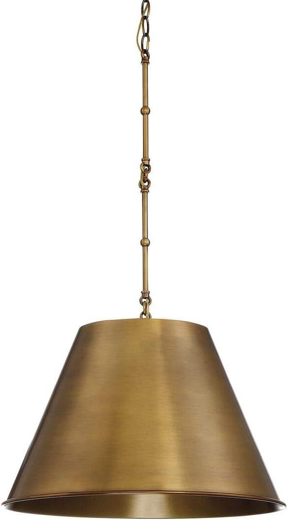 Savoy House 7-131-1-322 Alden 1-Light Pendant in Warm Brass | Amazon (US)