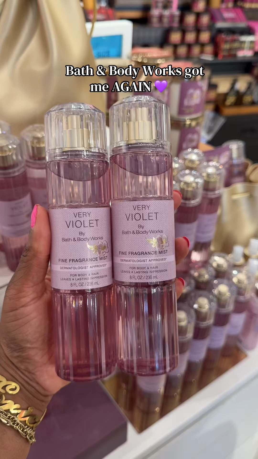 Very Violet from Bath & Body Works 💜 Such a soft, feminine scent and I love the sandalwood base notes! Linking the mist + shimmer spray here

#LTKBeauty #LTKFinds

#LTKselfcare