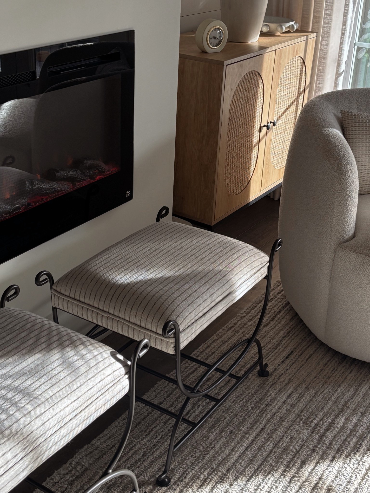 New otttomans from the new studio McGee collection at Target! These add a little extra character to my living room - I love them  🤍

#LTKHome