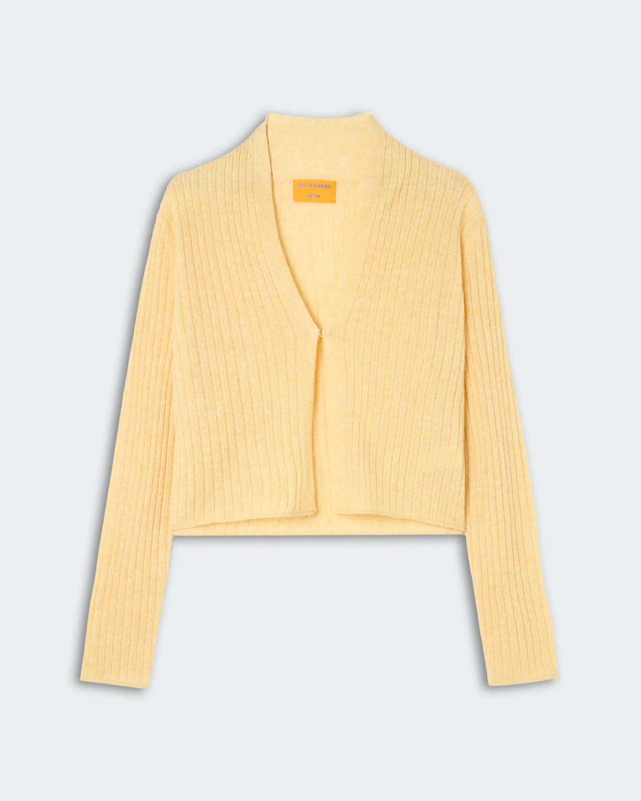 Rib Stealth Cardigan - Butter | Guest In Residence