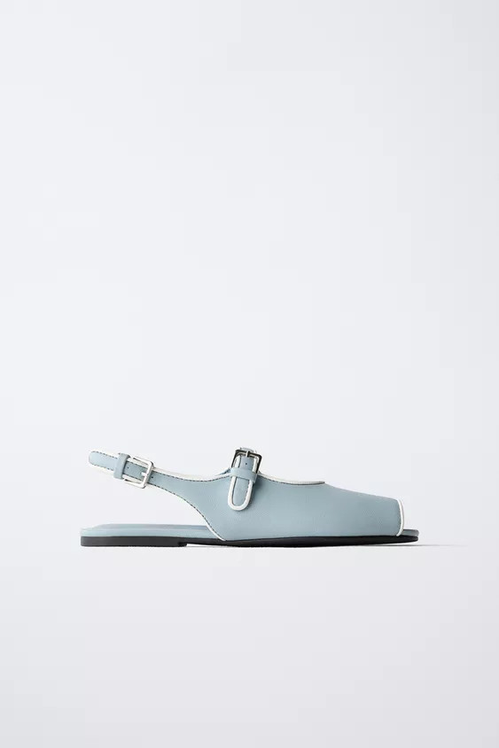 BAILARINA DESTALONADA RIBETE | Zara US