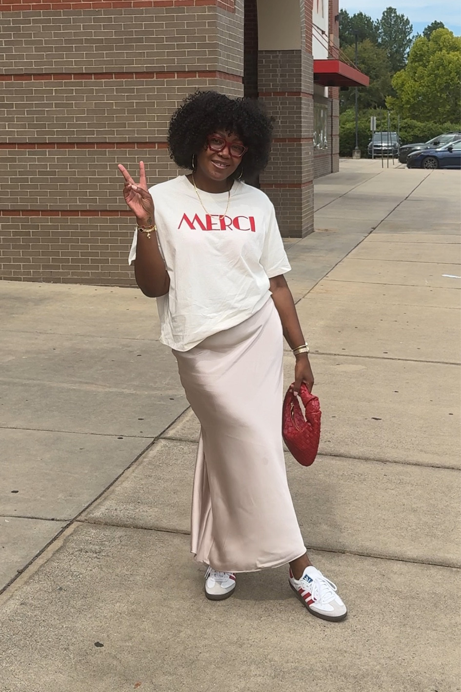 Styling a silk skirt 

#LTKBeauty #LTKMidsize #LTKFindsUnder100