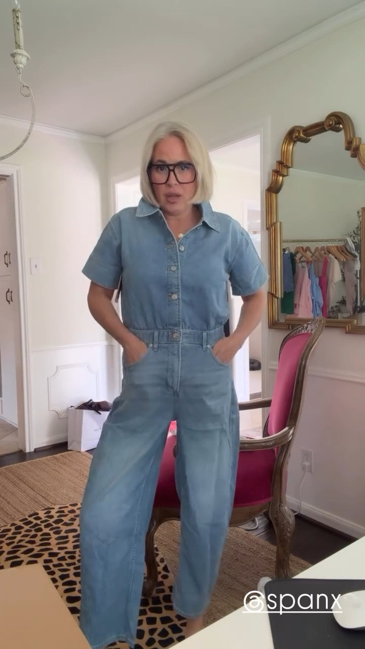 the cutest denim jumpsuit from @Spanx is on sale today!! such a easy outfit to dress up or down!

#LTKootd #LTKgrwm #LTKSaleAlert
