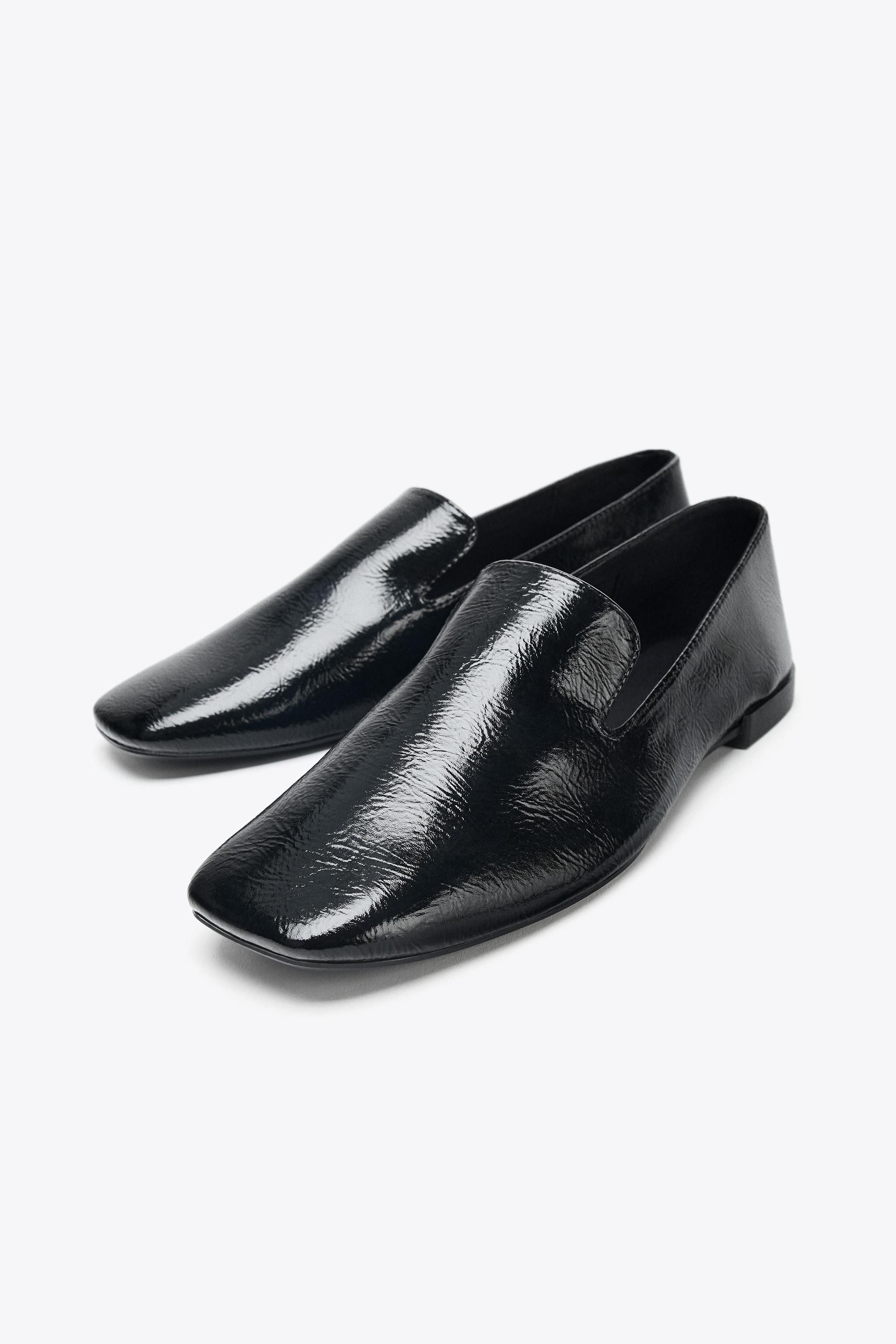 PATENT EFFECT LOAFERS | Zara Canada